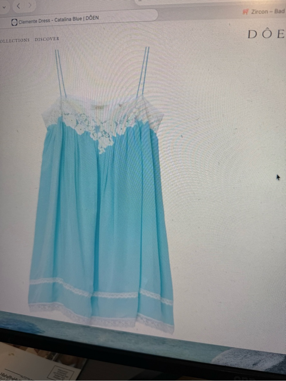 Doen Catalina Blue Clemente dress Large